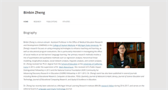 Desktop Screenshot of binbinzheng.com