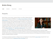 Tablet Screenshot of binbinzheng.com